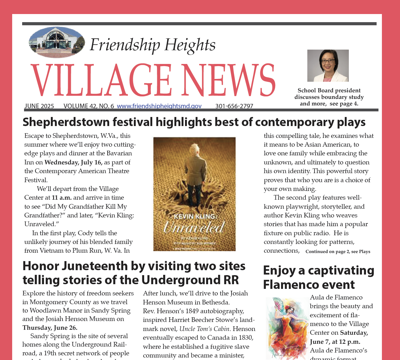 June Newsletter is Hot Off the Press!